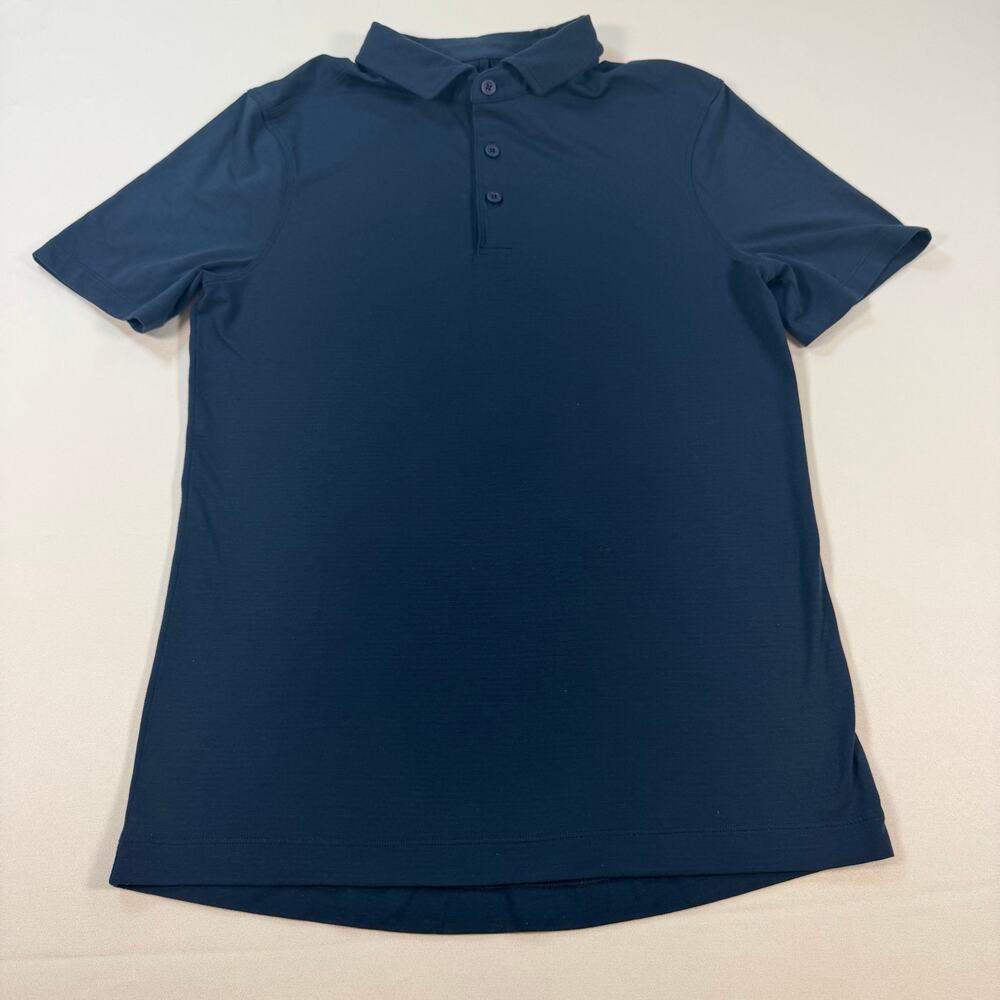 Womens Lululemon Golf Technical Polo Navy Blue Excellent Condition